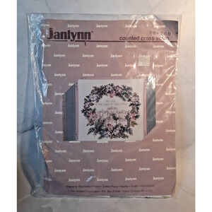 -Vintage Janlynn Counted Cross Stitch 80-200 His Love Is The Light